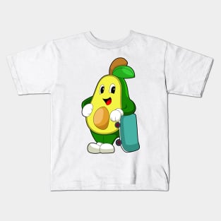 Avocado Skater Skateboard Kids T-Shirt